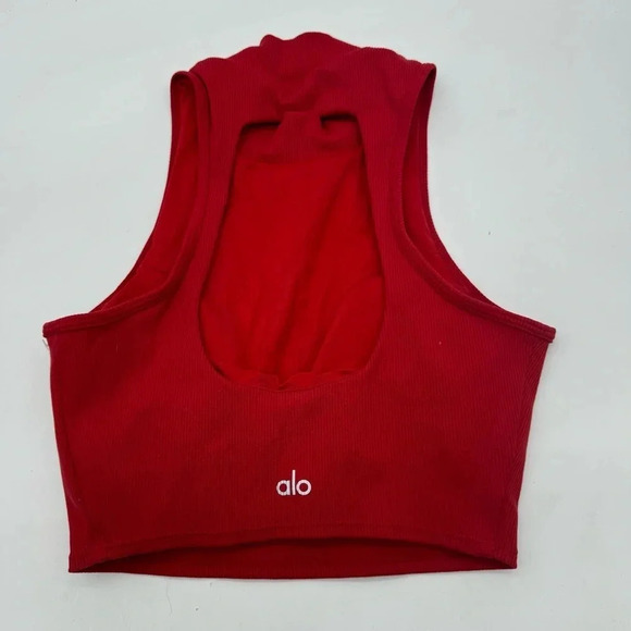 Alo Yoga Goddess Dynamite Mock Neck Top Size XS B2426 - Picture 8 of 8